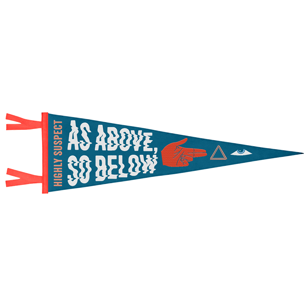 Highly Suspect - As Above, So Below Pennant Flag